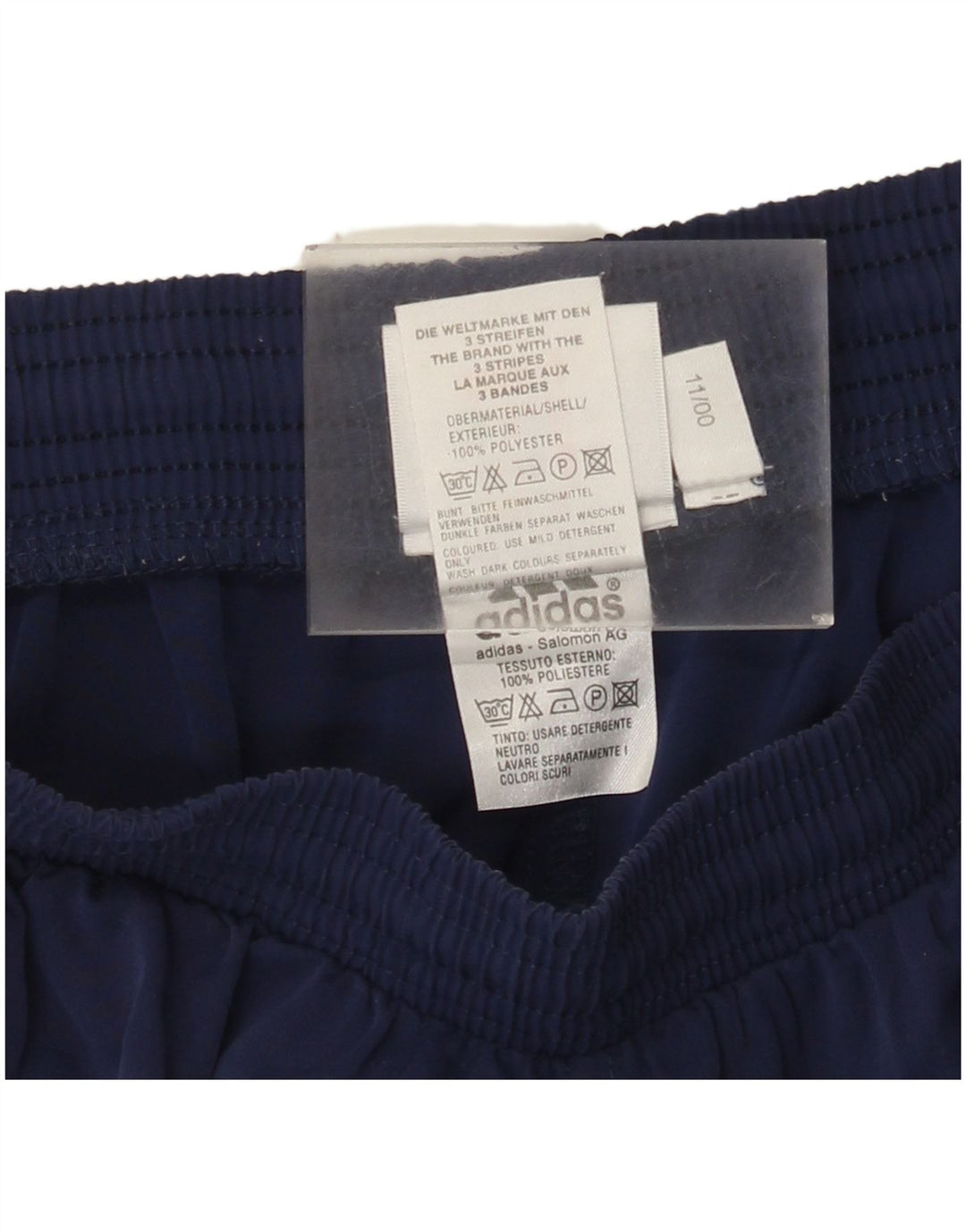 Pantaloni scurți sport Adidas pentru bărbați, poliester mediu bleumarin