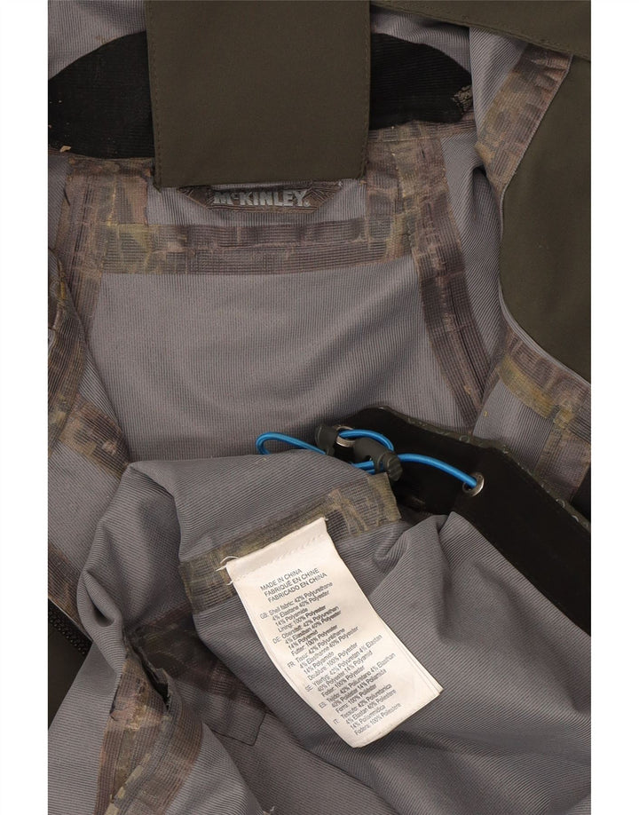 Jachetă de ploaie cu glugă pentru bărbați MC Kinley UK 38 Medium Khaki Polietilenă