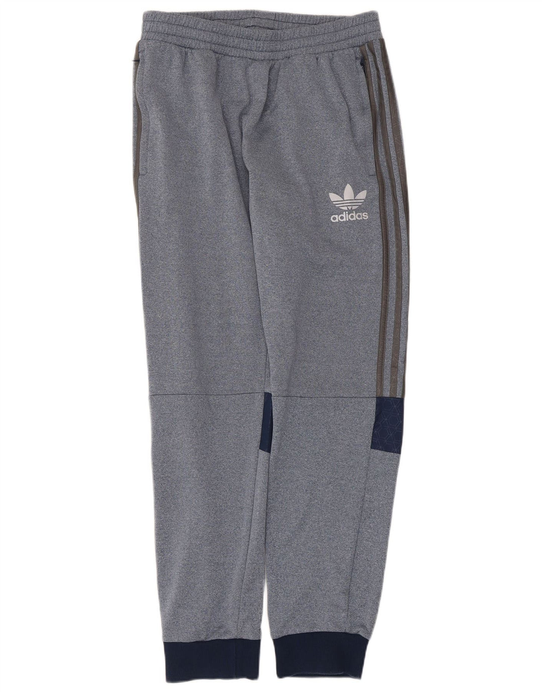 Pantaloni de trening pentru bărbați Adidas Pantaloni de jogging, albastru mediu, poliester color bloc