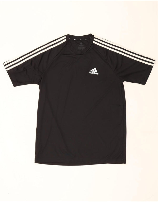 Tricou pentru bărbați Adidas Aeroready Top Mediu Poliester Negru