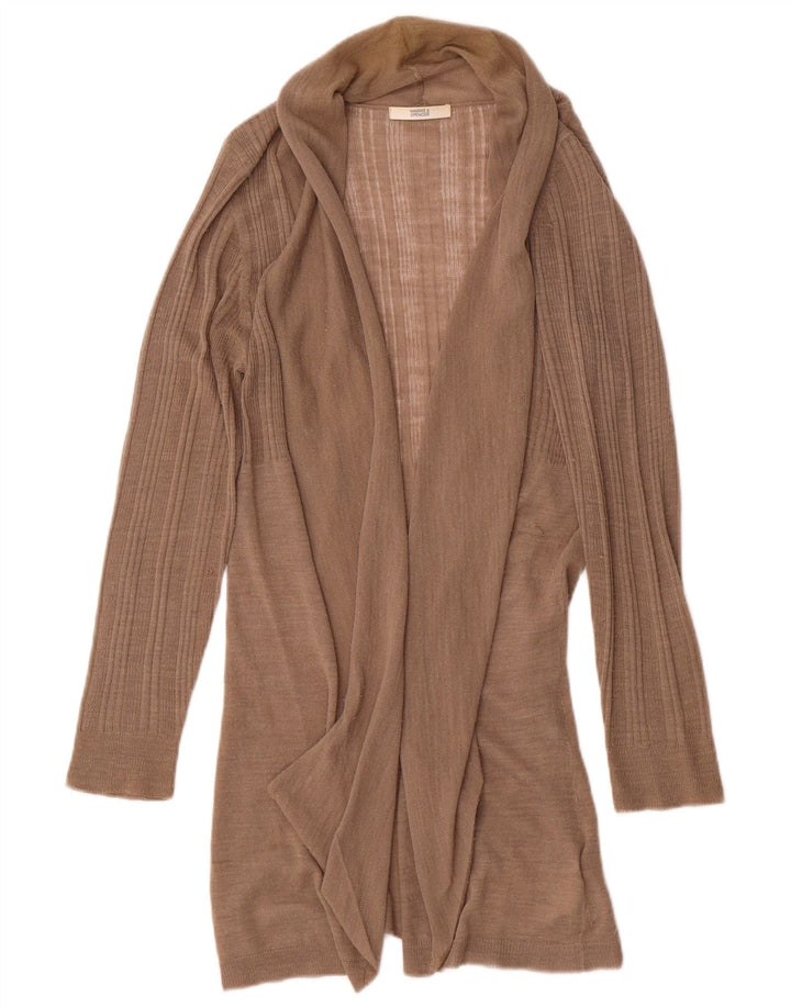 Pulover cardigan deschis pentru femei Marks & Spencer UK 14 maro mediu