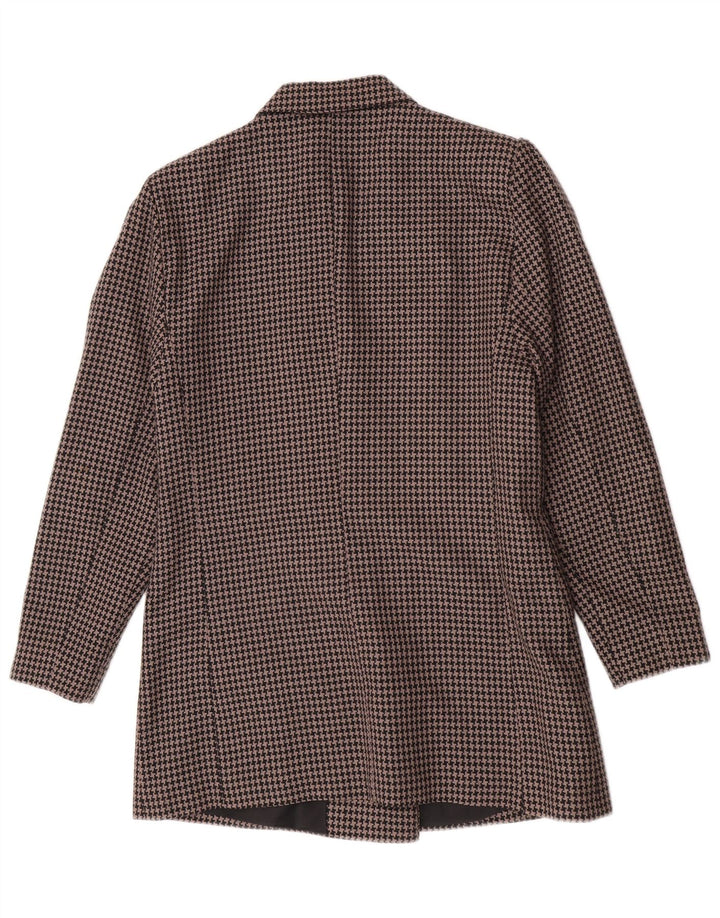 Set fuste vintage pentru femei 2 piese UK 14 Medium W28 Brown Houndstooth