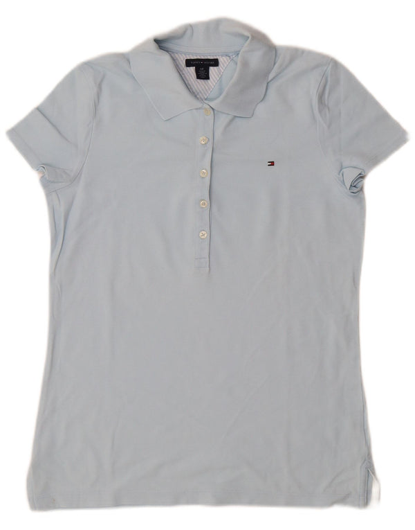 Tricou polo Tommy Hilfiger pentru femei UK 10 Small Blue