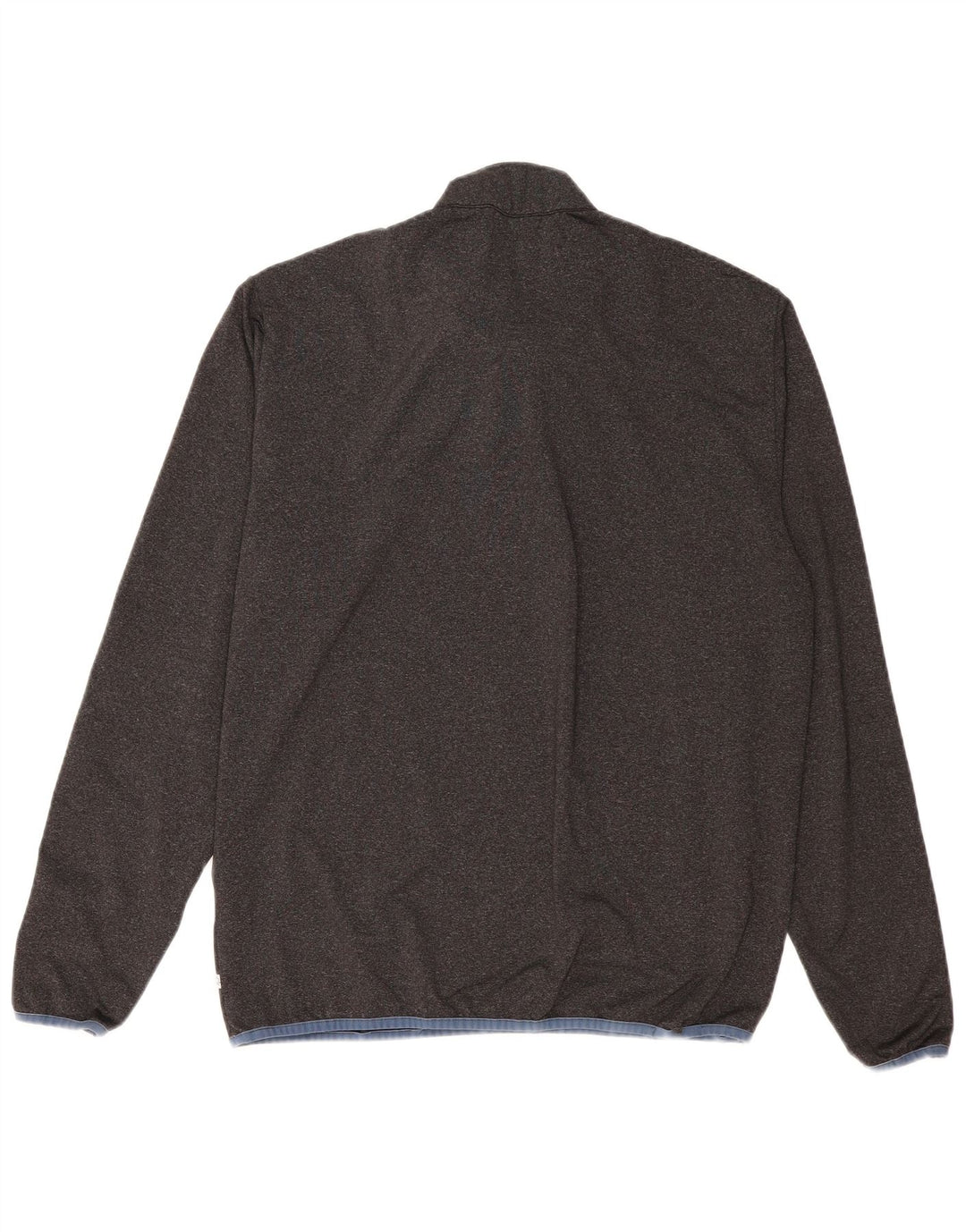 Trening CALVIN KLEIN pentru bărbați, cu fermoar, cu gât, pulover, XL, poliester, gri