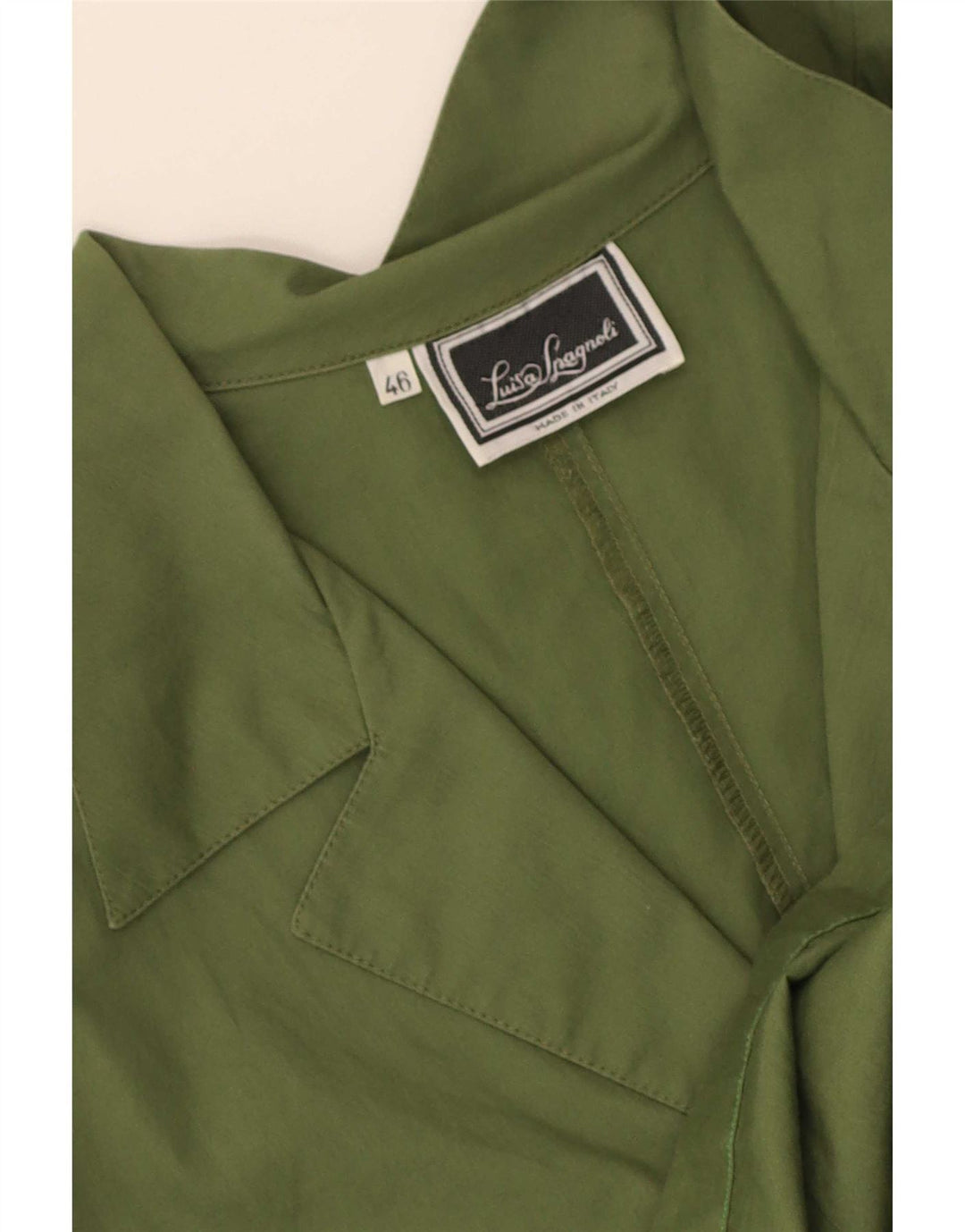 Rochie cămașă pulover pentru femei Luisa Spagnoli IT 46 Large Green