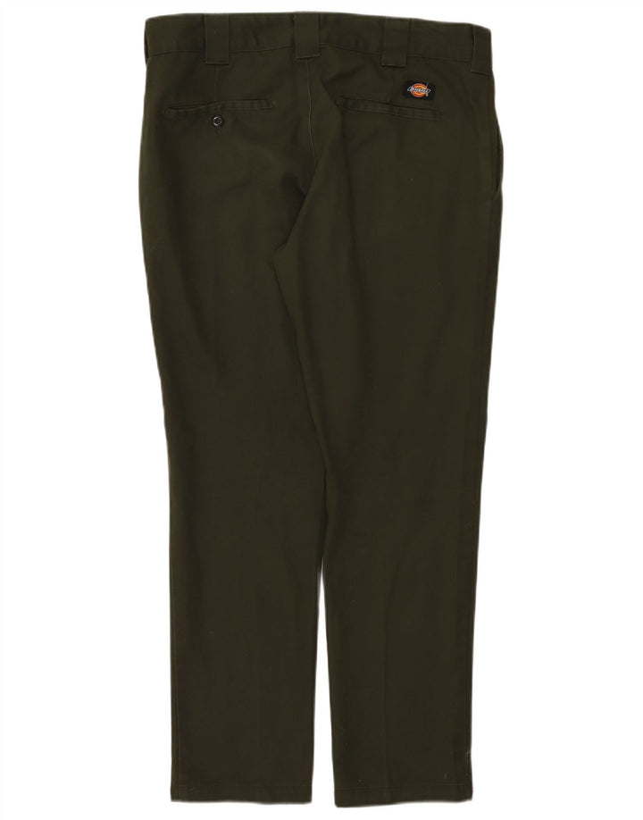 Pantaloni chino pentru bărbați Dickies Slim Fit W32 L30 Poliester verde