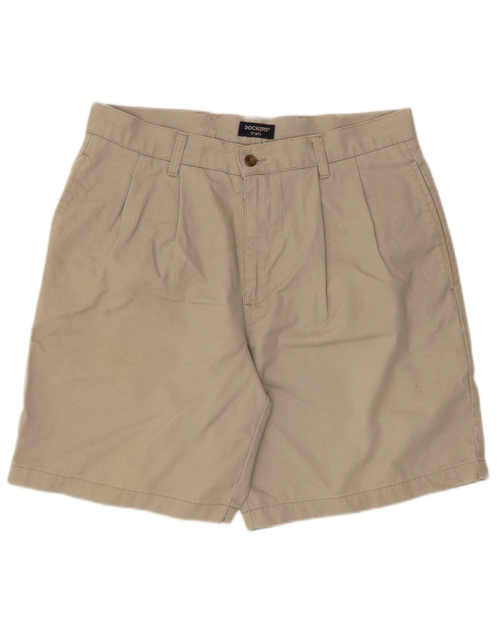 Pantaloni scurți chino pentru bărbați Dockers Khakis Pegged W33, bumbac mediu bej