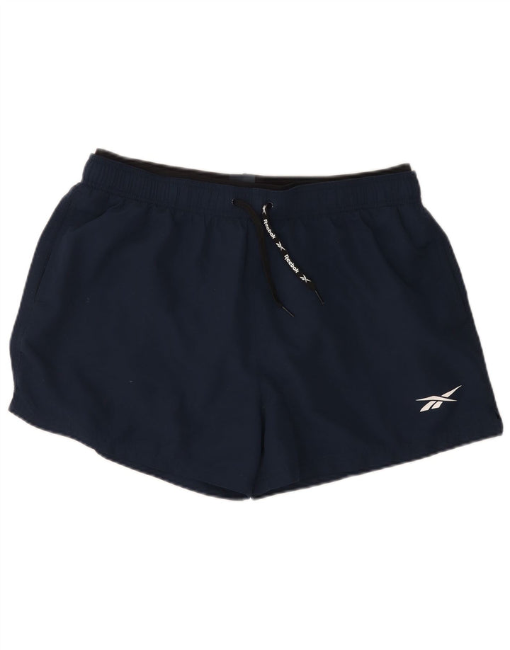 Pantaloni scurți de înot Reebok pentru bărbați XL bleumarin din poliester