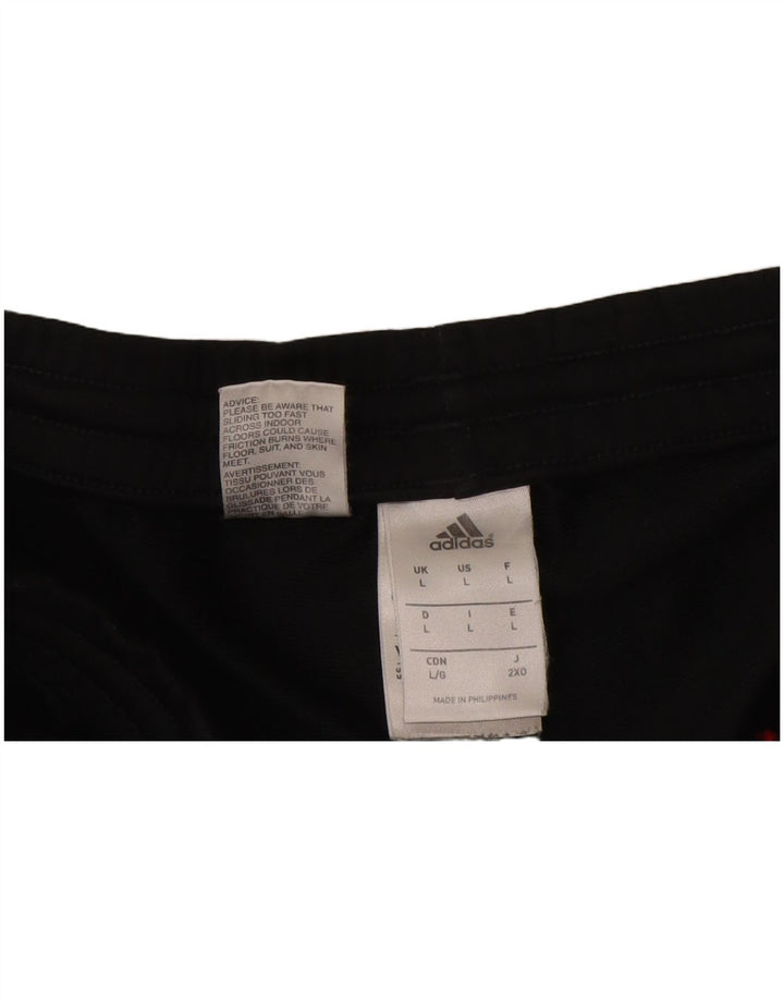 Pantaloni de trening pentru bărbați Adidas Pantaloni de jogging, mari, negru, poliester