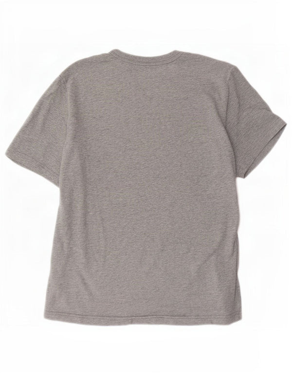 Tricou Nike Dri Fit pentru bărbați Top mic, gri, bumbac