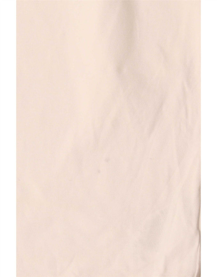 Tricou polo Trussardi Jeans pentru bărbați, bumbac alb mediu