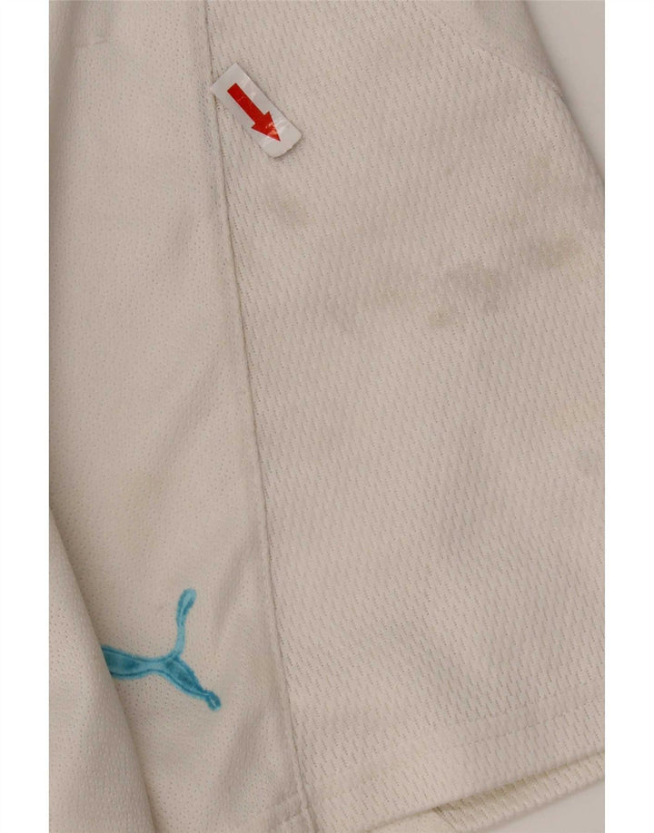 Pantaloni scurți sport Puma S.S. Lazio pentru bărbați, mari, alb, din poliester