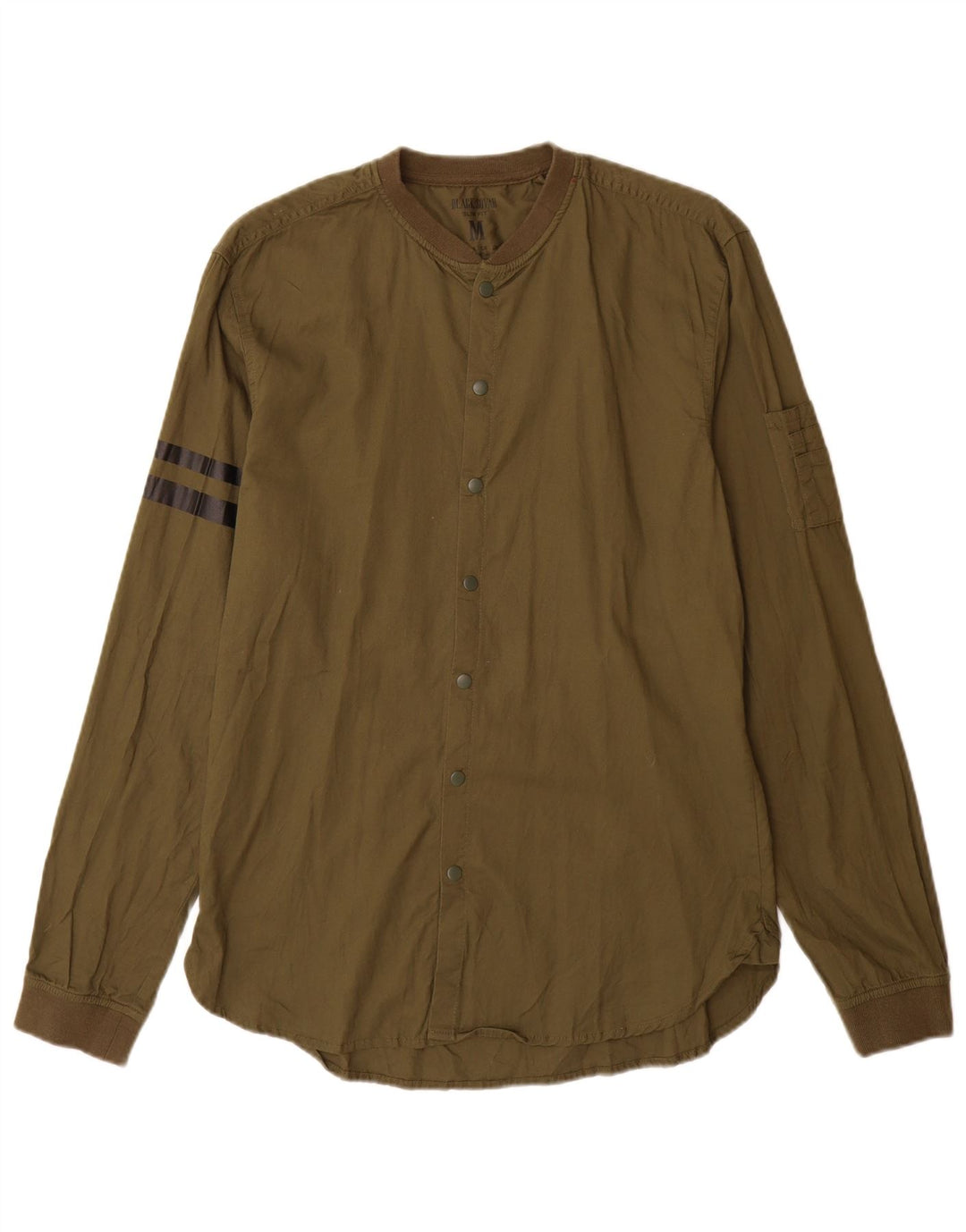 BLACK SQUAD Cămașă Slim Fit pentru bărbați, kaki mediu