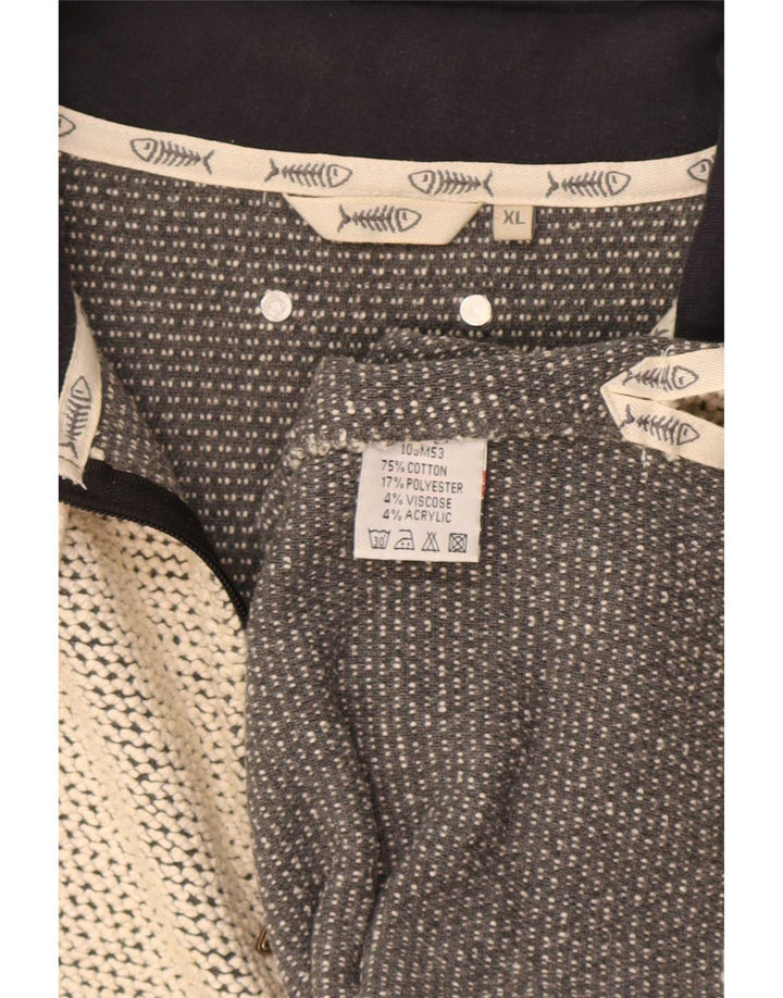 Hanorac pentru bărbați Weird Fish, cu fermoar și gât, Jumper XL, bej, bumbac