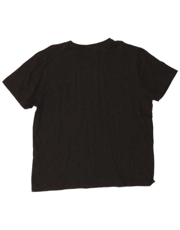 Tricou Bărbați Fila Top 3XL Bumbac Negru