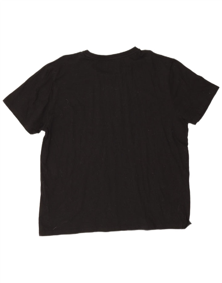 Tricou Bărbați Fila Top 3XL Bumbac Negru