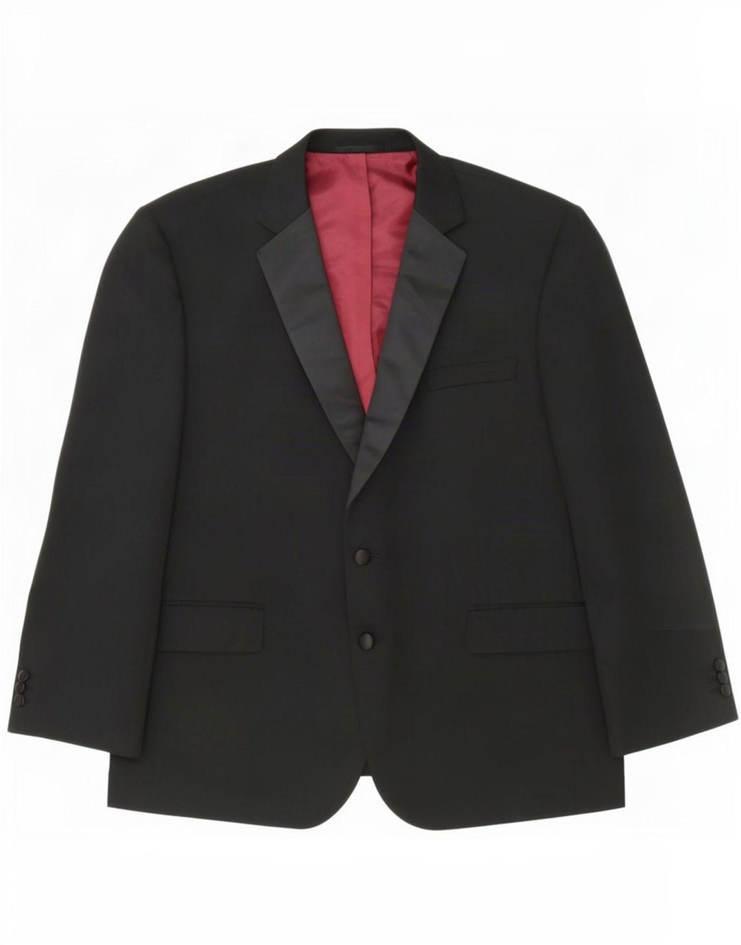 Jachetă pentru bărbați Marks & Spencer cu 2 nasturi, UK 48 2XL, poliester negru