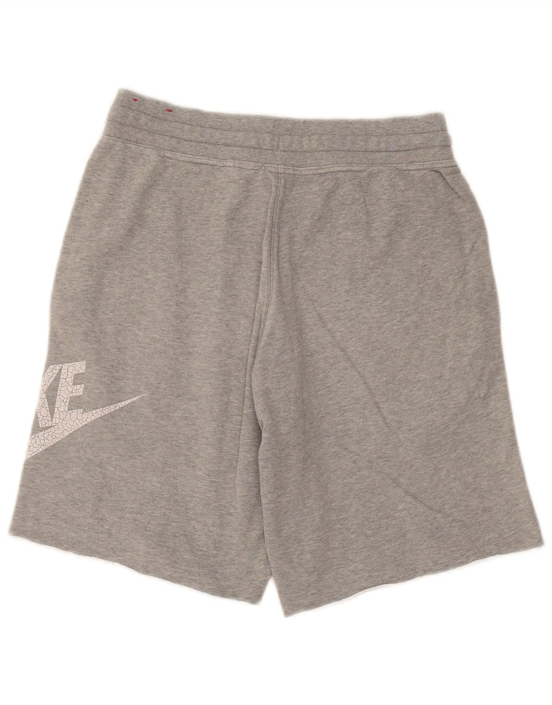 Pantaloni scurți sport grafic Nike pentru bărbați, bumbac, gri mediu