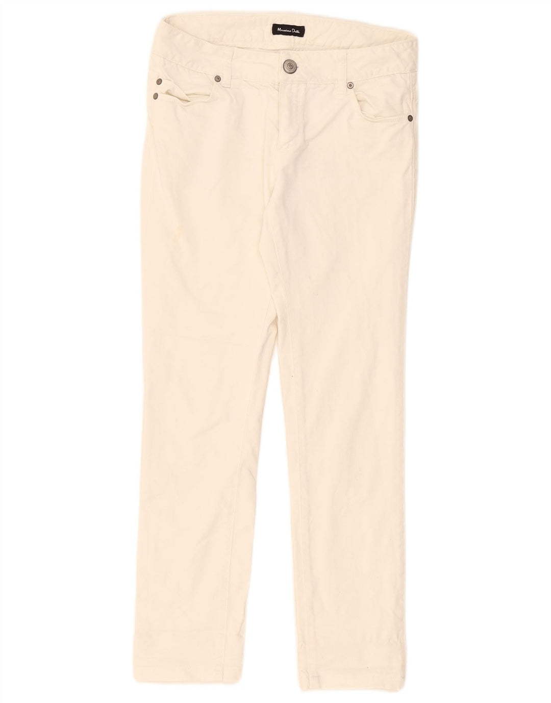 Blugi slim pentru femei Massimo Dutti W28 L27 alb
