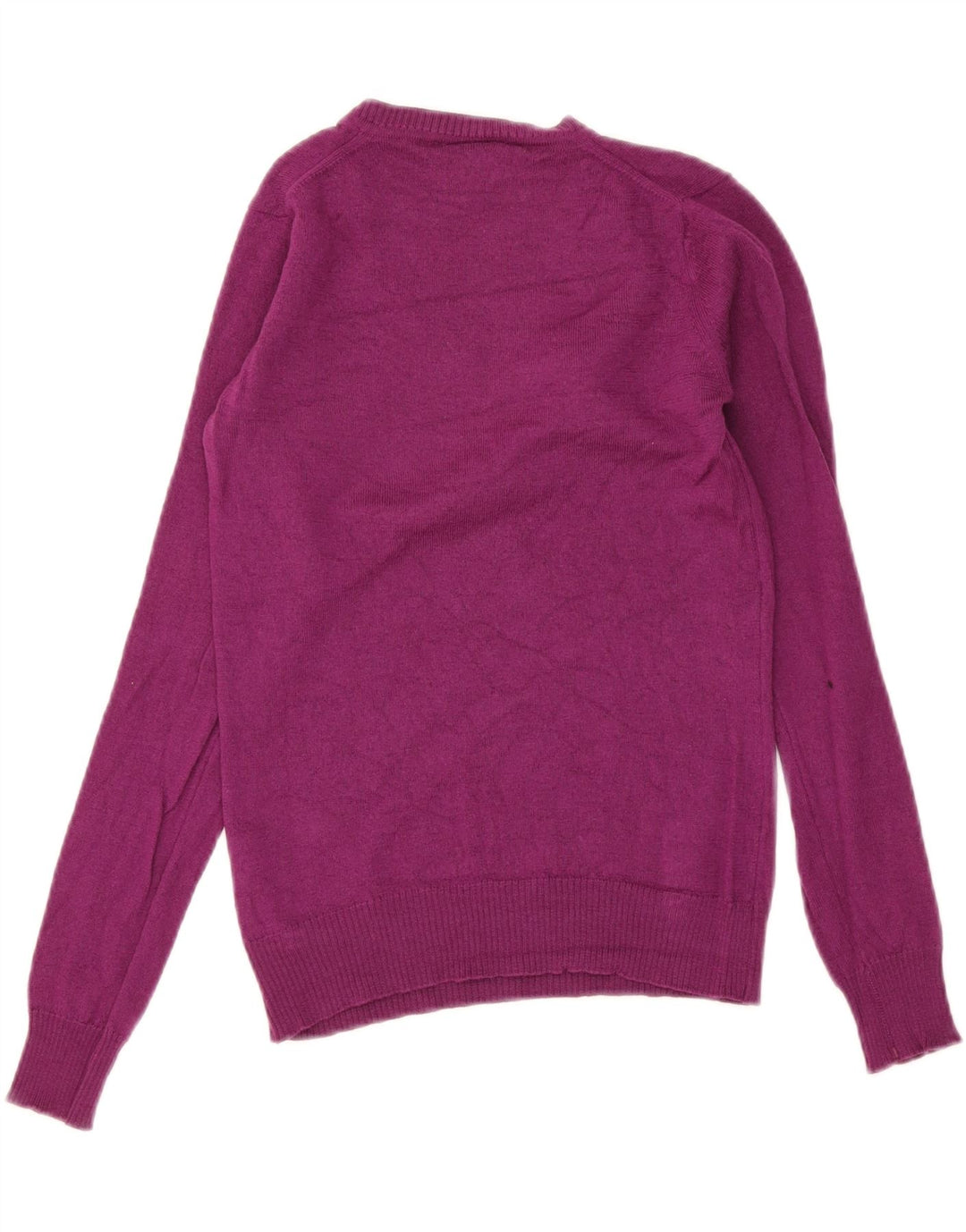 Pulover pentru femei Lacoste cu decolteu în V Mărimea 36 Lână violet mic