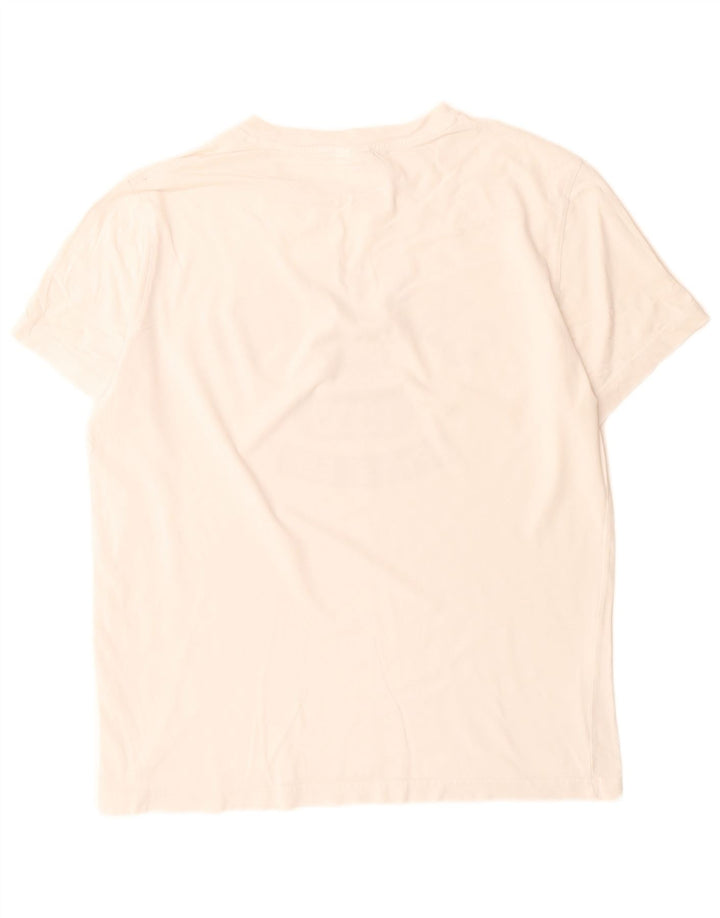 Tricou grafic pentru bărbați Champion Top Mediu Alb