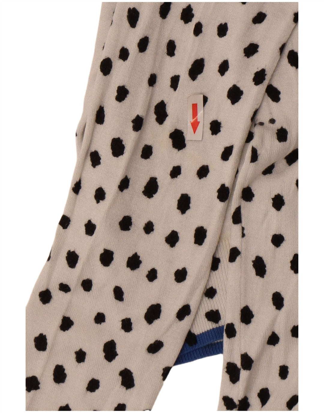 Pulover cardigan pentru femei Marks & Spencer UK 10 Small White Spotted Viscose