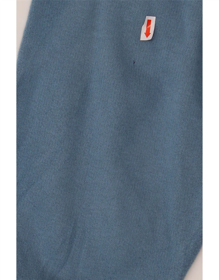 Pulover cardigan pentru bărbați Gymnasium, cu o formă lejeră, albastru mediu acrilic