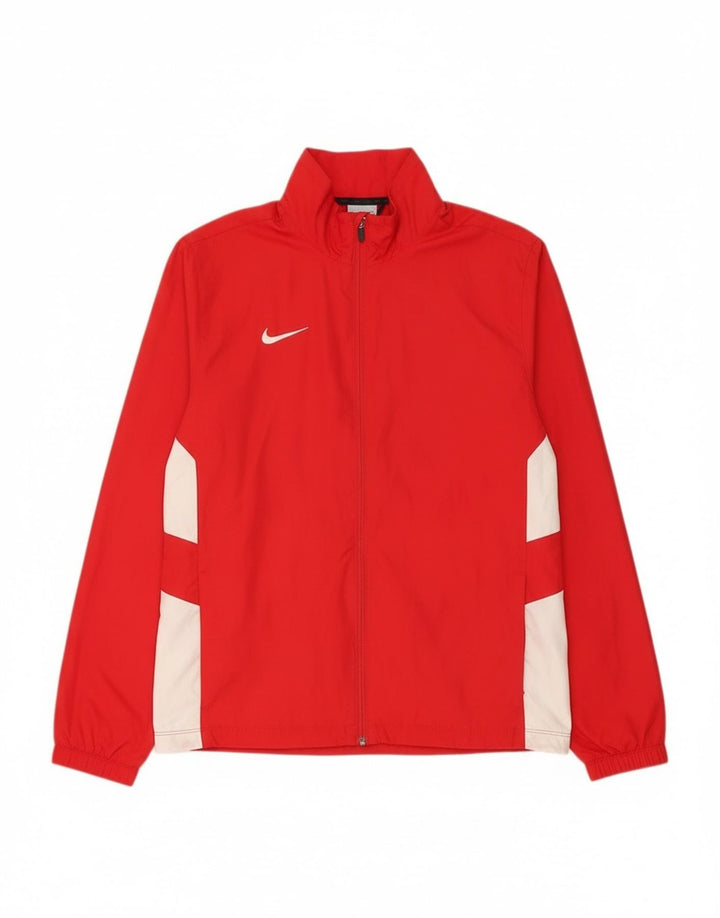 Jachetă de top pentru trening grafic Nike pentru bărbați, mare, roșu, din poliester