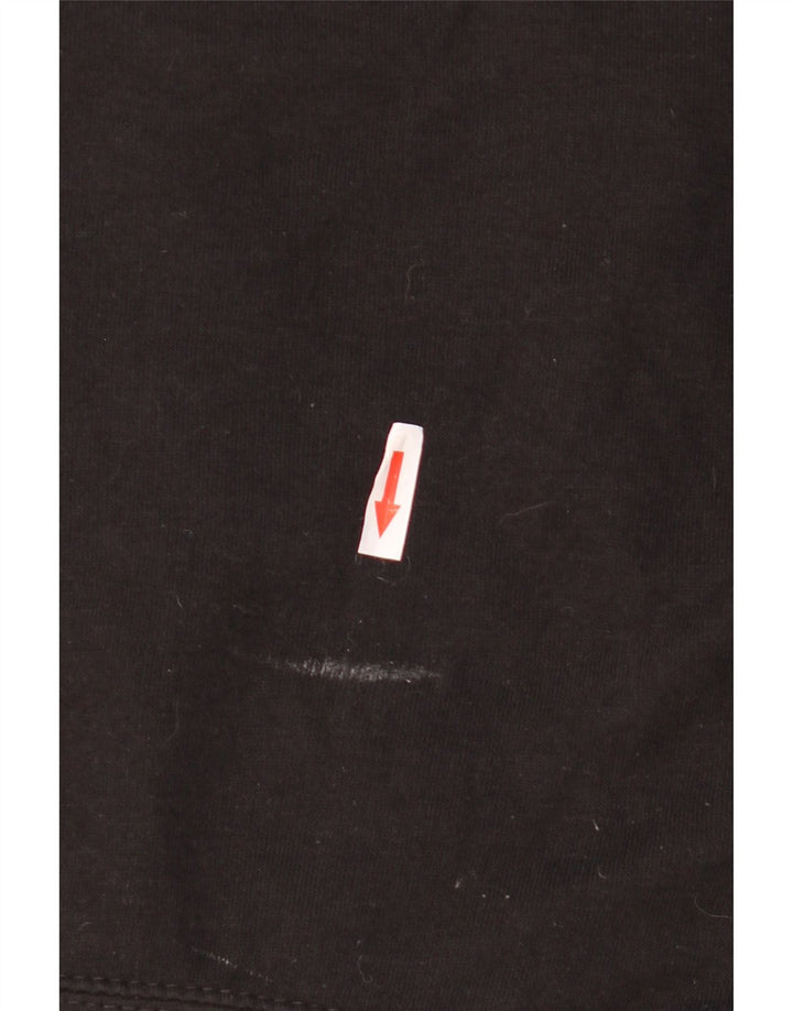 Pulover pentru damă ZARA Crop Oversized Pulover UK 10 Mic Negru