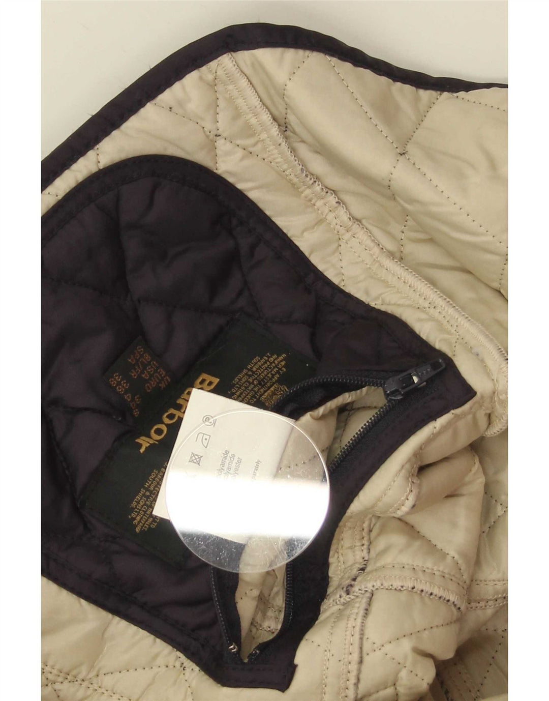 Jachetă matlasată Barbour pentru femei UK 8 Small, bleumarin, poliamidă