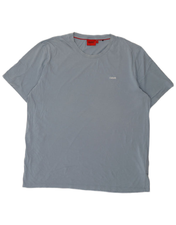 Tricou pentru bărbați Hugo Boss Top XL Bumbac Albastru