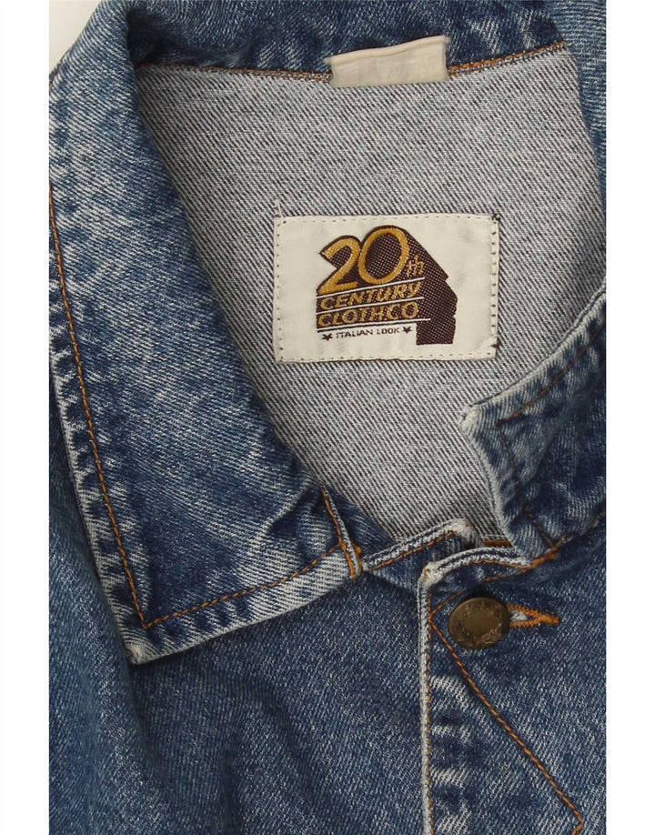 Jachetă de blugi vintage pentru bărbați UK 38 Medium Blue