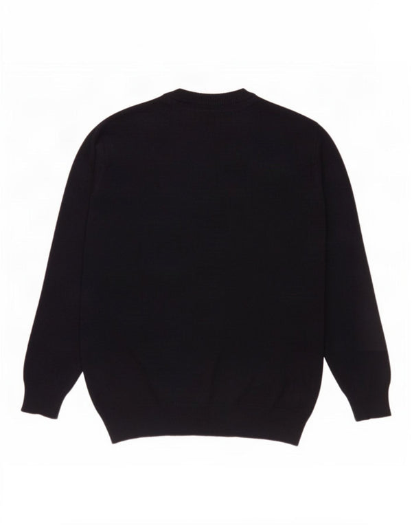 Pulover cu decolteu în V Pierre Cardin pentru femei UK 14 Medium Bleumarin Acrilic