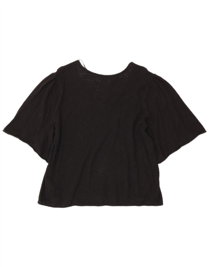Bluză pentru femei Fat Face UK 18 XL, bumbac negru