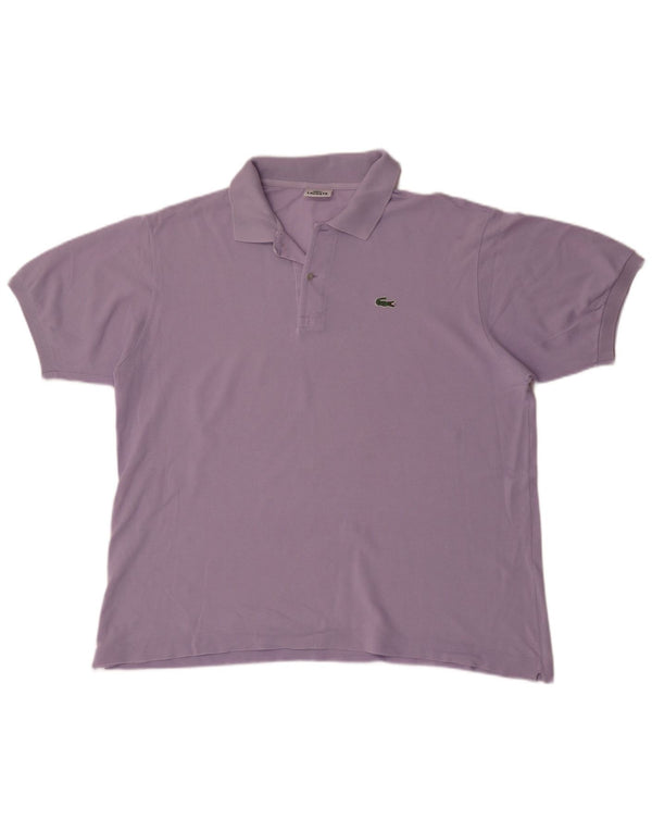 Tricou polo Lacoste pentru bărbați Mărimea 6 XL Bumbac violet