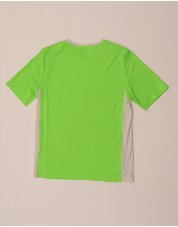 Tricou Adidas Climalite pentru fete Top 13-14 ani mare, verde, colorblock
