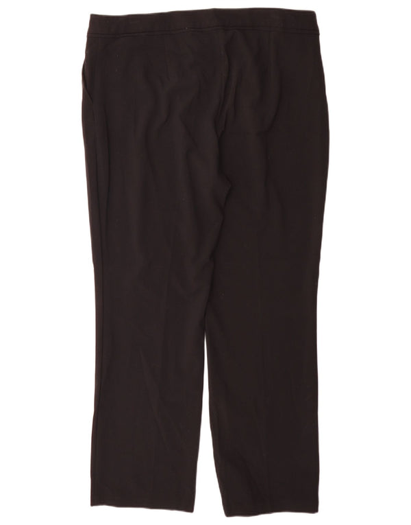 Pantaloni casual conici pentru femei Marks & Spencer UK 16 Large W34 L29 Negru