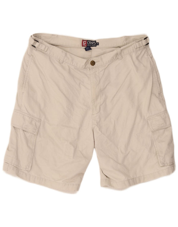 Pantaloni scurți cargo pentru bărbați Chaps Ralph Lauren W38 XL, bumbac, bej
