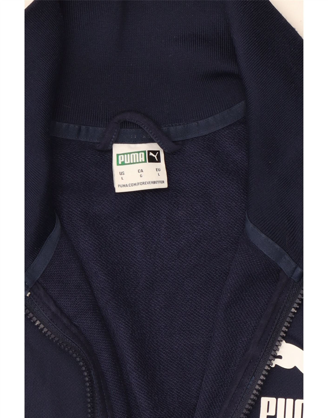 Jachetă de trening PUMA pentru bărbați, mare, albastru, poliester color bloc