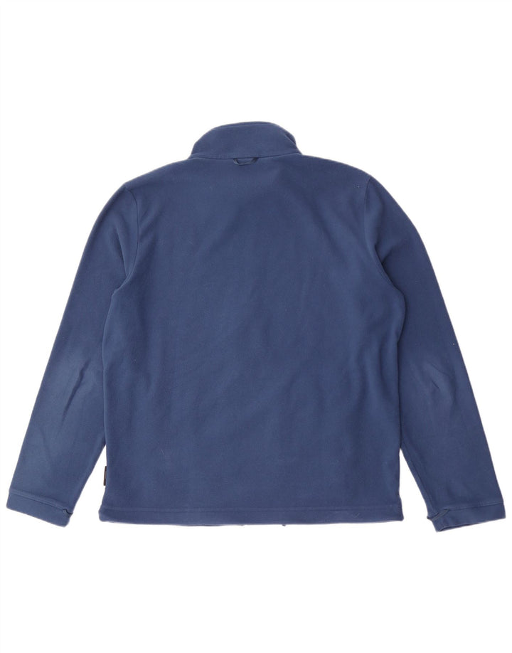 Jack Wolfskin pentru bărbați fleece jachetă UK 42 mare, albastru, poliester