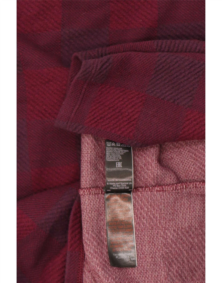 Top pentru femei Marks & Spencer cu mânecă lungă UK 14, mare, mov, poliester