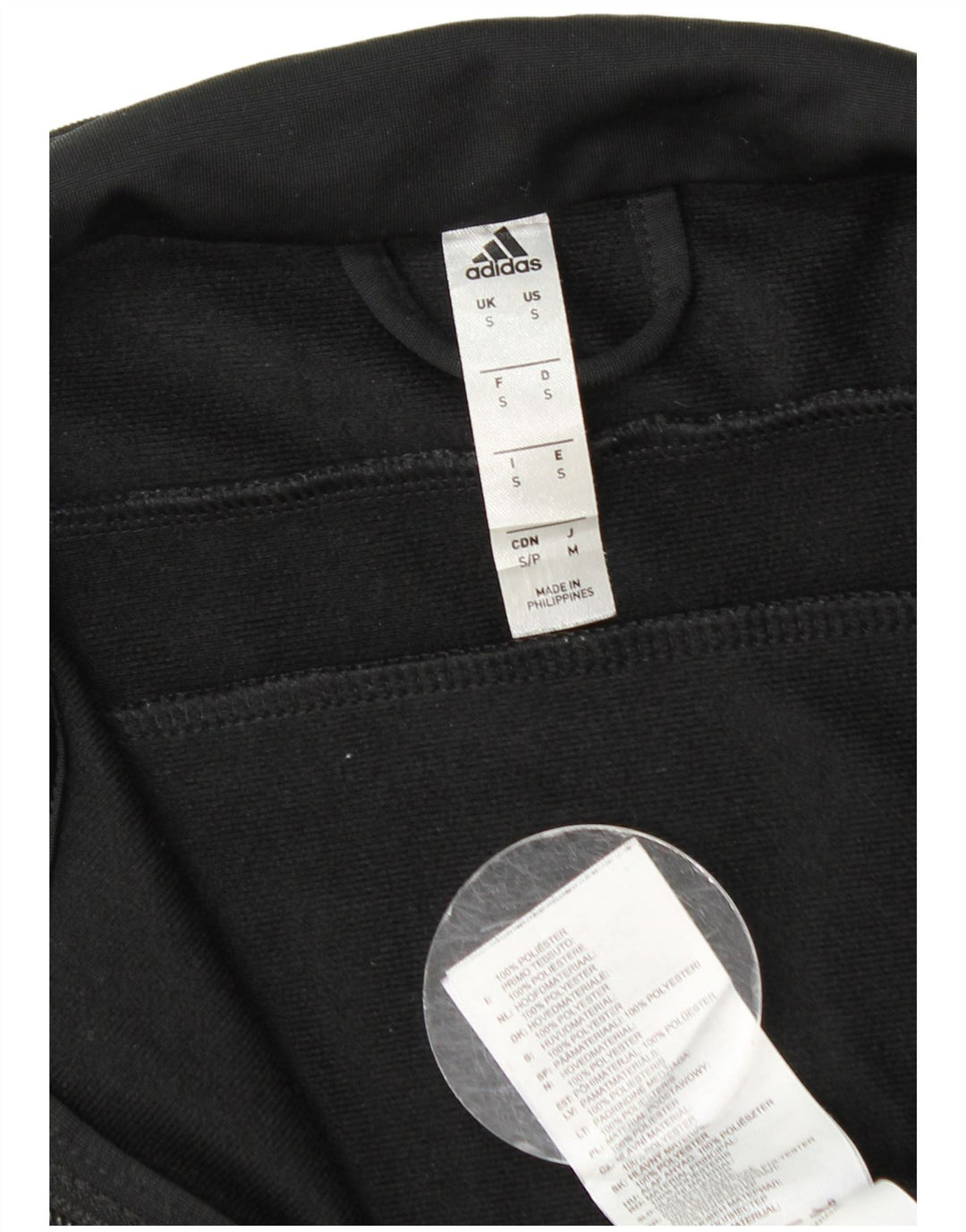 Trening pentru bărbați Adidas Top Jachetă Mic Negru Poliester