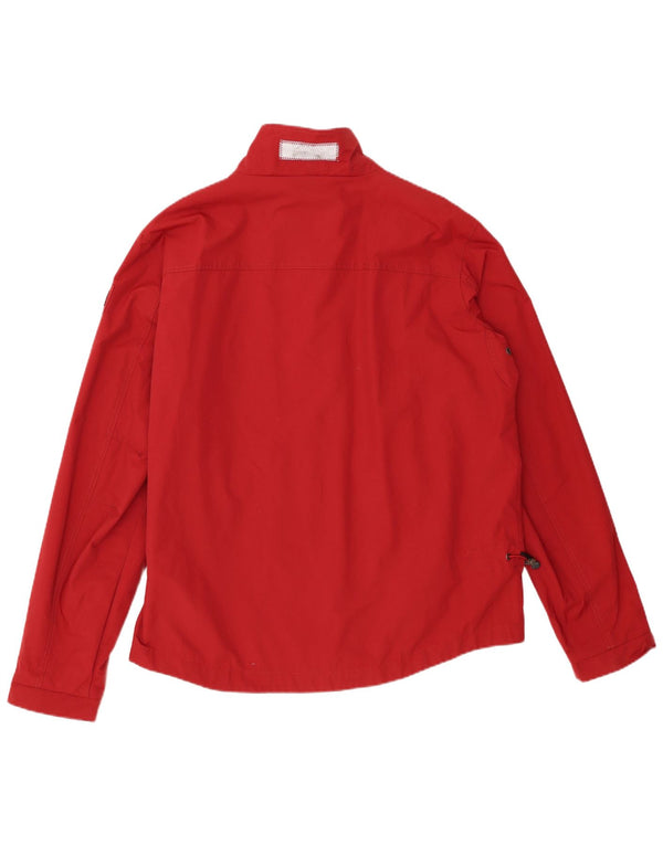 Jachetă de ploaie Napapijri Geographic pentru bărbați UK 44 2XL Poliamidă roșie