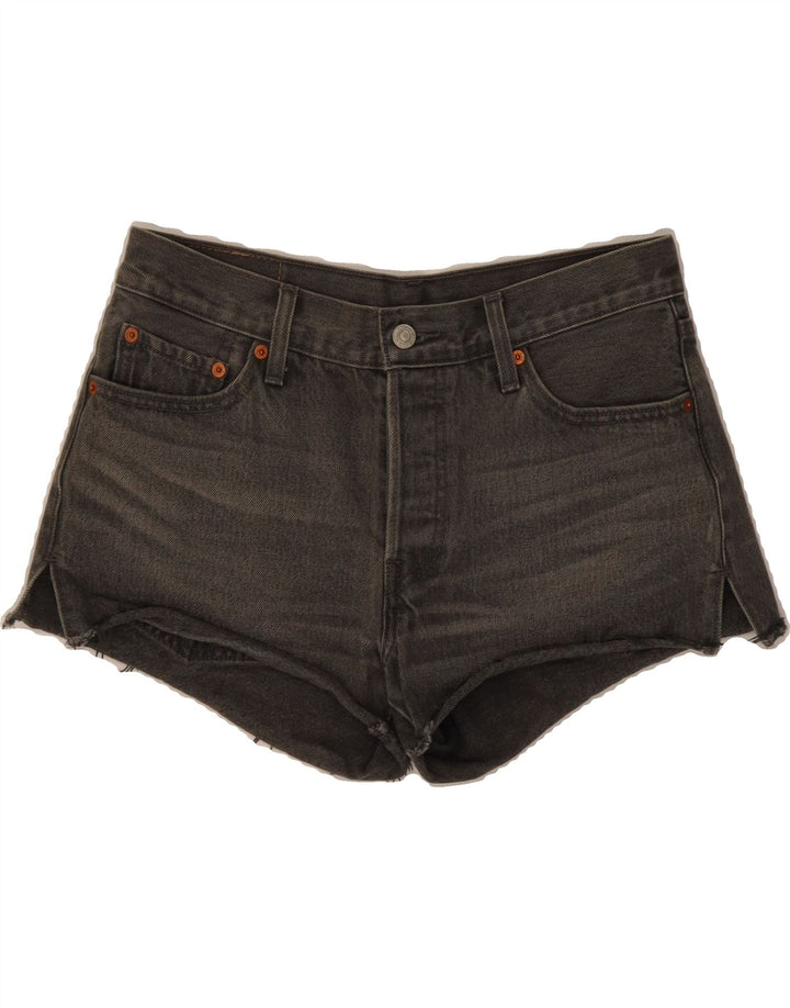 LEVI'S Womens 501 Denim Shorts W28 Medium  Grey Cotton Vintage Levi's and Second-Hand Levi's from Messina Hembry 