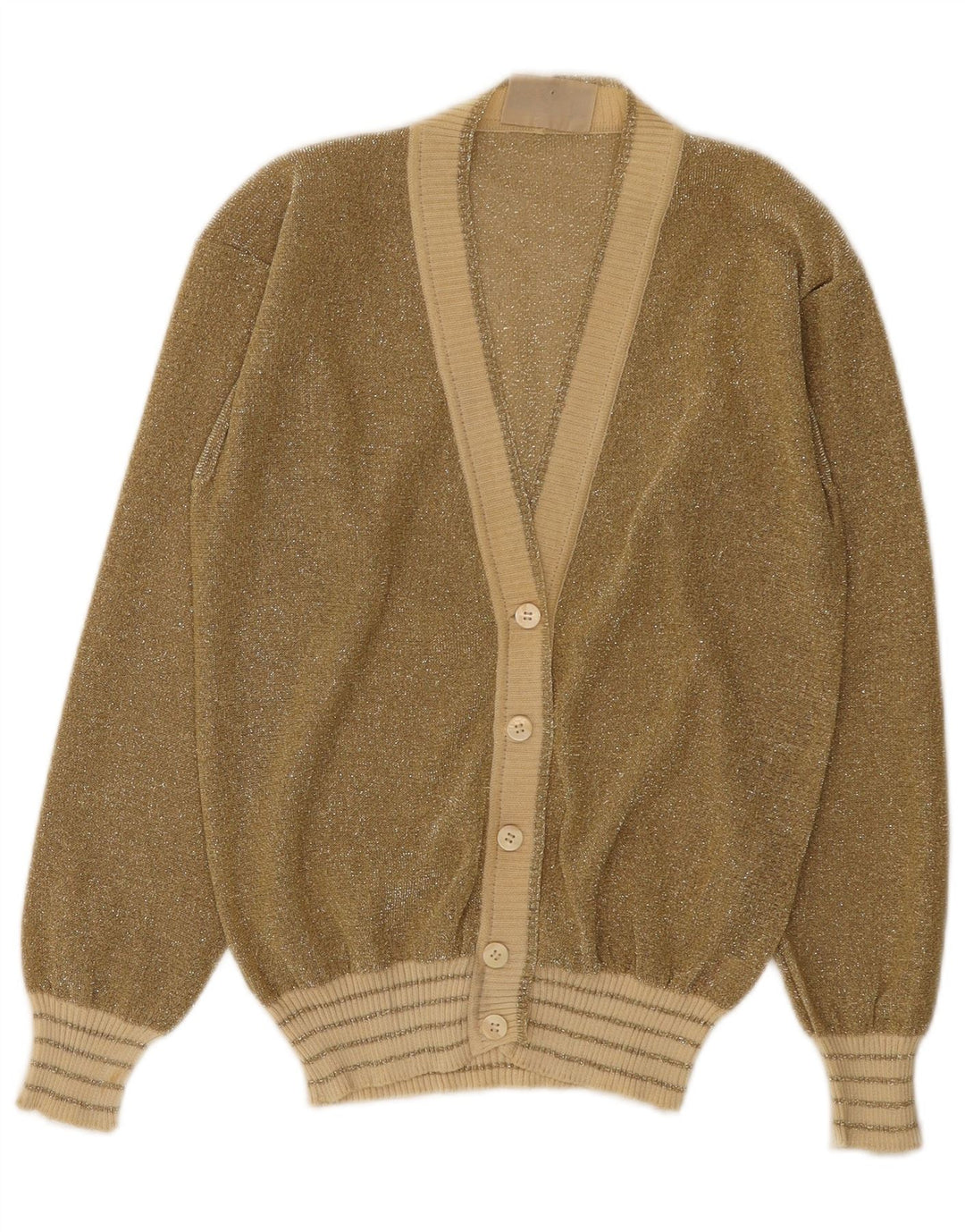 Pulover cardigan pentru femei La Perla UK 12 Medium Gold Flecked