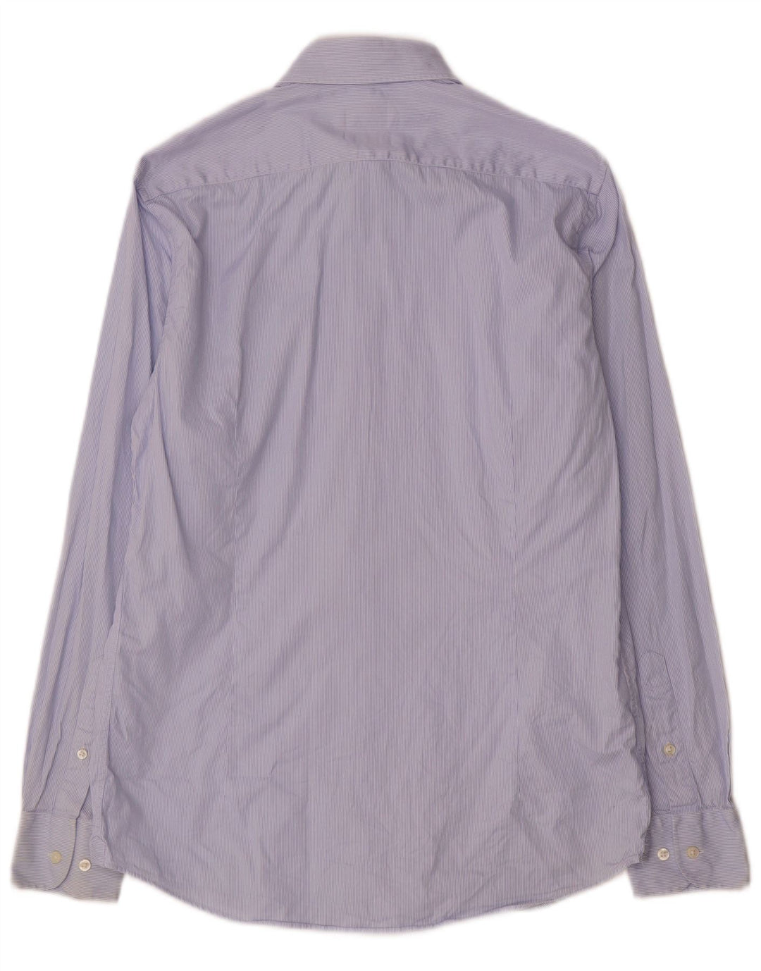 Cămașă Massimo Dutti pentru bărbați Mărimea 39 15 1/2 Medium Blue Pinstripe