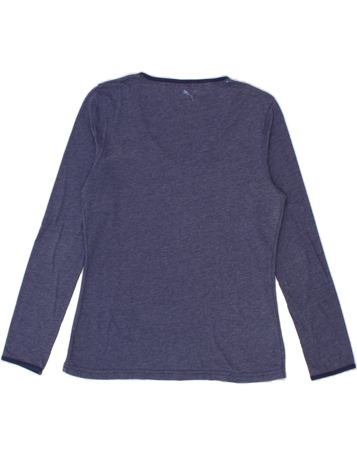 PUMA Womens Graphic Top Long Sleeve UK 14 Medium Purple Vintage Puma and Second-Hand Puma from Messina Hembry 
