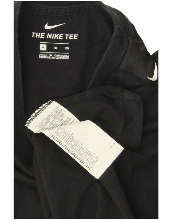 Tricou grafic pentru bărbați NIKE Top XL bumbac negru