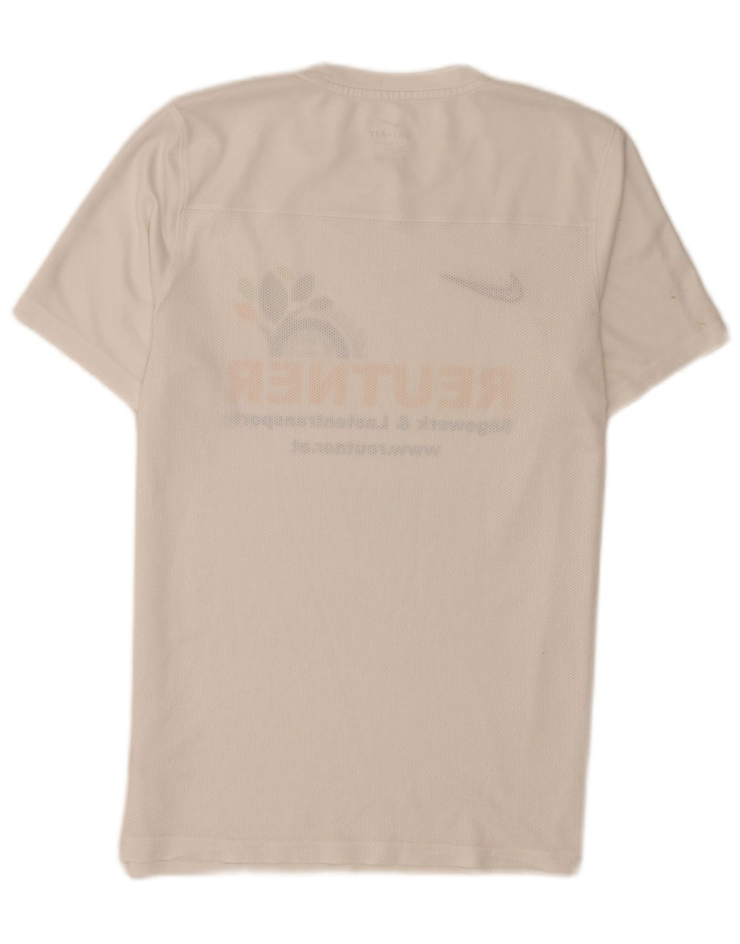 Tricou grafic Nike pentru bărbați Top Mediu Alb Poliester Sport