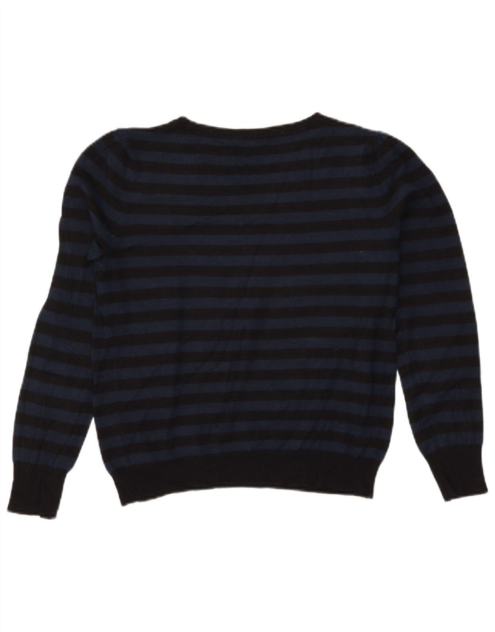 Pulover pentru femei Marks & Spencer cu decolteu cu barca UK 14 Medium Bleumarin